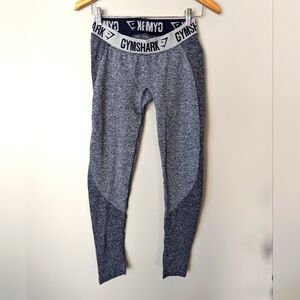 GymShark Flex Gym Workout Leggings Womens Size M Blue Grey Exercise Running Yoga